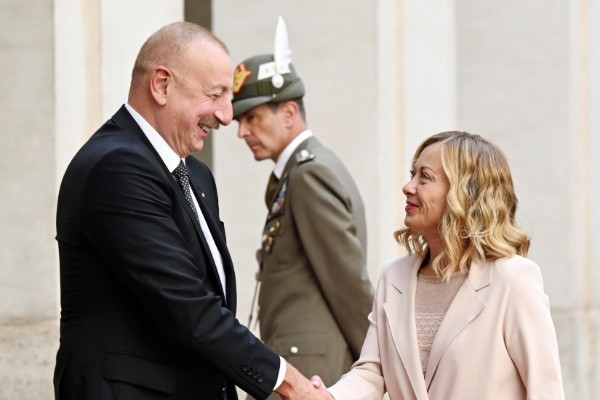 Prezident Meloni ilə görüşdü -YENİLƏNİB (FOTOLAR)